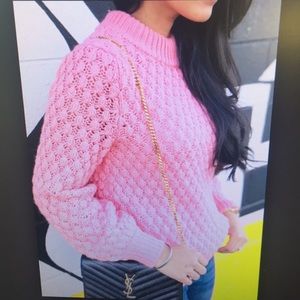 H&M Pink Knit Sweater